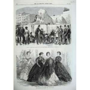   1867 Aris Fashion Nelson Column Trafalgar Square Lions