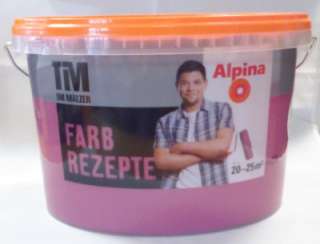 ALPINA Ready Mix Wandfarbe 2,5 L. Purpur Pur 9,996€/L.  