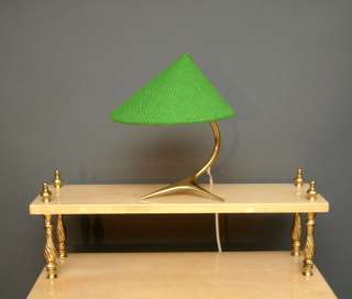 mid century modern tripod lamp / Lampe kalmar brass  