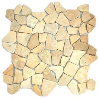 Marmor Bruch Mosaik Fliesen Naturstein Braun 1 QM  