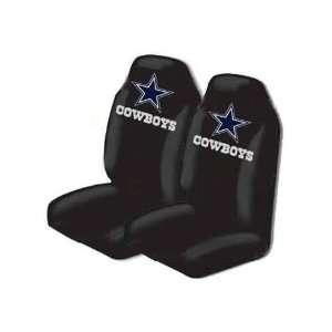  2 Front Bucket Seat Covers   Dallas Cowboys Automotive