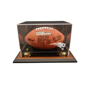  New England Patriots Zenith Football Display   Brown 