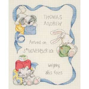  Nursery Birth Record   Cross Stitch Kit Arts, Crafts 