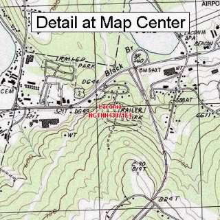  USGS Topographic Quadrangle Map   Laconia, New Hampshire 