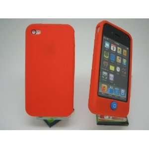 Orange SwitchEasy Style Soft Silicone Case Cover for the Apple iPhone 