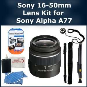  Sony 16 50mm Lens Kit for Sony Alpha SLT A77 DSLR Camera 