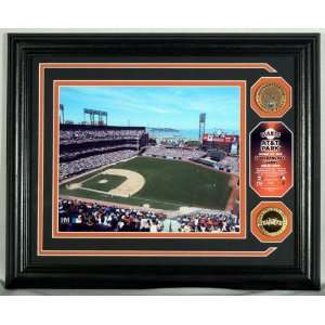 SAN FRANCISCO GIANTS AT&T Park Authentic Infield Dirt GOLD COIN 