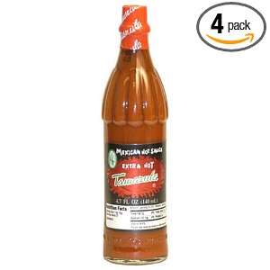 Tamazula Extra Hot Sauce , 4.7 Ounce Bottle (Pack of 4)  