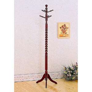  Tree Stand Coat Rack With Twisted Pattern Frame In All Solid Cherry 