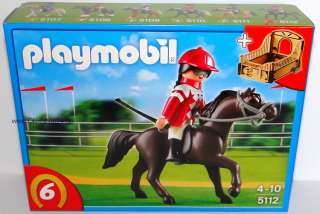 PLAYMOBIL 5107 5108 5109 5112 Pferderassen Pferdebox NE  