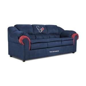 Houston Texans Pub Series Three Person Team Logo Sofa Couch  