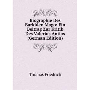  Biographie Des Barkiden Mago Ein Beitrag Zur Kritik Des 