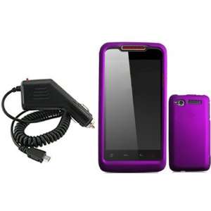  iNcido Brand HTC Merge/Lexikon 6325 Combo Rubber Purple 