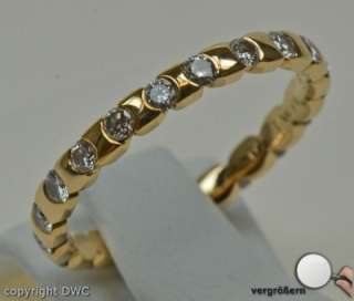 Memoryring Gold Ring Ringe 18 Kt 750 Gold Wempe Markenring Brillanten 