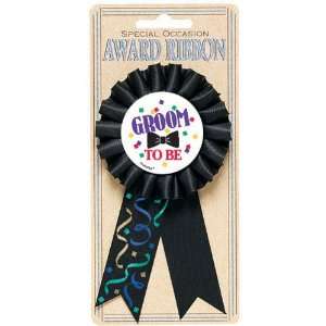  Groom to Be Award Ribbon Toys & Games