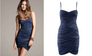 Kleid Minikleid Stretch blau Gr. M 40 42 neu ★  