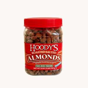 Hoodys Roasted Salted Almonds, 40 Ounce Jar  Grocery 