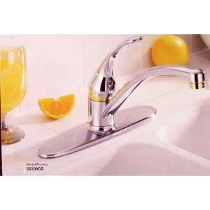  Peerless 88200 CB Chrome and Polished Brass Kitchen Faucet 