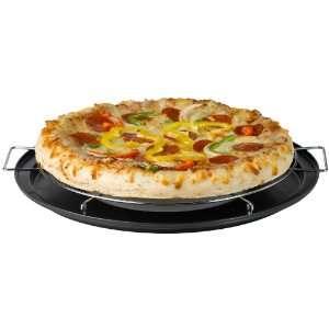  Nifty Pizza/Pie Baking Rack with Integrated Drip Pan 
