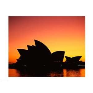  Sunrise over an opera house, Sydney Opera House, Sydney, Australia 