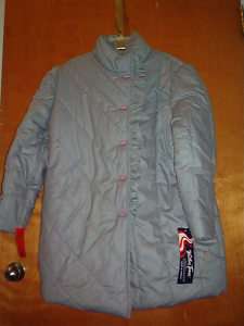 Weather Tamer   Gray Quilted Coat    NEW w/tags      L  
