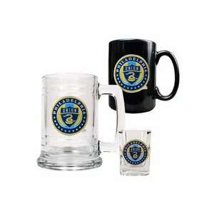  Philadelphia Union MLS 15Oz Ceramic Mug & 2Oz Shot Glass 