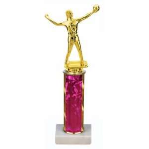 Trophy Paradise Female Volleyball Trophy   Marble Base   Pink or Your 