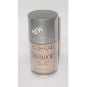 Oreal Translucide Lasting Luminous Powder For Face & Body ~ Warm 