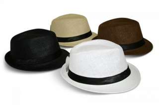 MENS OR WOMENS UNISEX FEDORA HAT 4 COLORS ALL SIZES M   XL BRAND NEW 