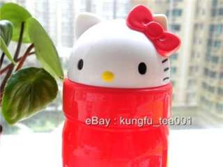 Sanrio Hello Kitty Die Cut Water Bottle Flip Straw NEW  