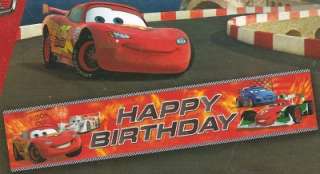   CARS   2  BIRTHDAY PARTY BANNER  Giant Size  150 X 30 CM   