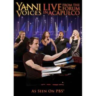 yanni voices live from the forum in acapulco tv 2009 27 x 40 movie 