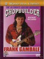 FRANK GAMBALE   CHOP BUILDER ELECTRIC GUITAR NEW DVD  