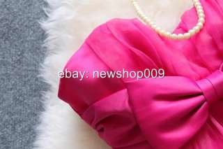   Johnson Front Ribbon Organza Party Prom Dress Pink US Size 2 4 6 8
