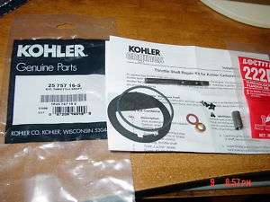 Kohler Carburetor Throttle Shaft Kit John Deere 314 316  