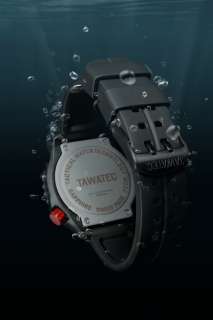 TAWATEC MK II Military Watch   Rubber Strap   H3 Tritium Watch   Swiss 
