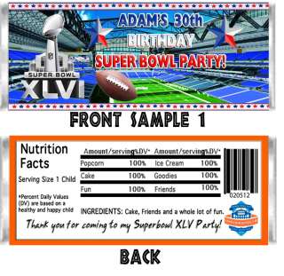   2012 FOOTBALL BIRTHDAY PARTY INVITATIONS VIP PASS AND FAVORS  