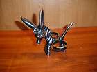   Metal 2 Sided Donkey & Zebra Spice Holder Kitchen Table Figurine Rare