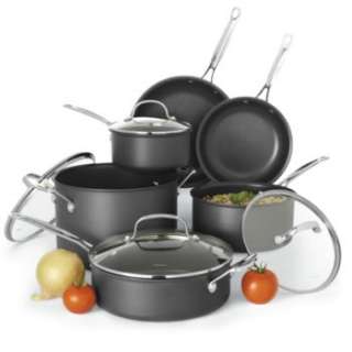    Cuisinart® 10 pc. Hard Anodized Cookware  