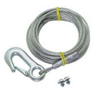   16 In. Winch Cable Replacement With Hook 11003 5 