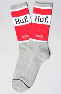 HUF The Can Crew Socks in Red  Karmaloop   Global Concrete 