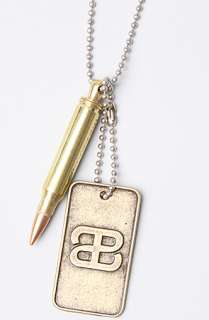 Bullets2Bandages 556mm Classic Finish Bullet Necklace and Dog Tag 