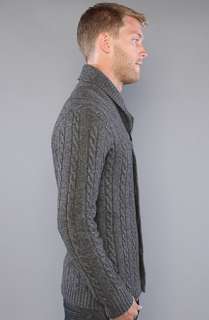 Star The CL East Shawl Cardigan in Granite Heather  Karmaloop 