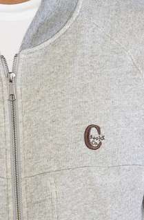 Crooks and Castles The Crks Co Workers Stadium Jacket in Oatmeal 