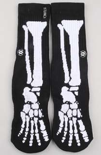 Stance Socks The Kids Old Bone Socks in Black  Karmaloop   Global 