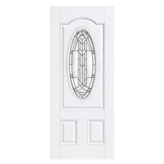 Masonite Chatham 36 In. X 80 In. White Prehung Right Hand Outswing 3 