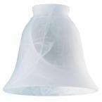 Westinghouse 4 3/4 in. x 4 3/4 in. Milky Scavo Bell