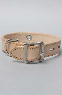 Mister The Leather Snap Dog Collar in Tan  Karmaloop   Global 
