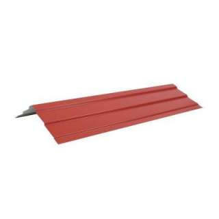 Fabral BRICK RED SHELTERGUARD RIDGE CAP 106 4849612898 at The Home 