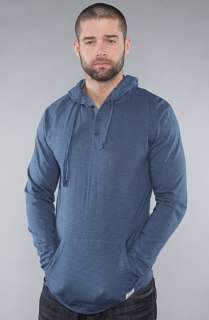 Vans The Occulta Henley Hoody in Ensign Blue  Karmaloop   Global 